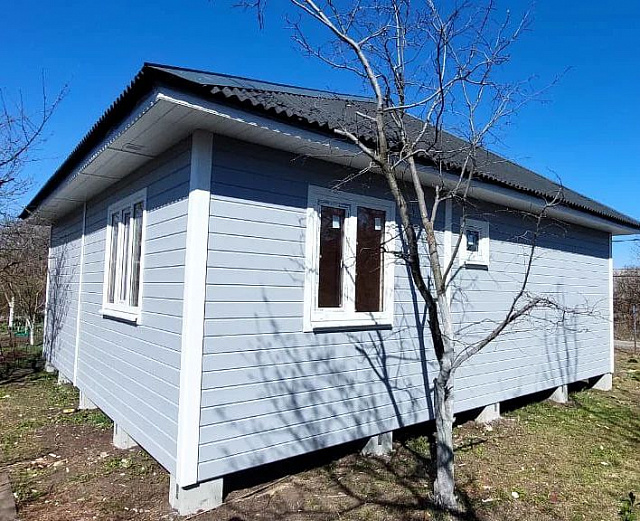 Каркасный дом 8х8 с крыльцом Ростов-на-Дону