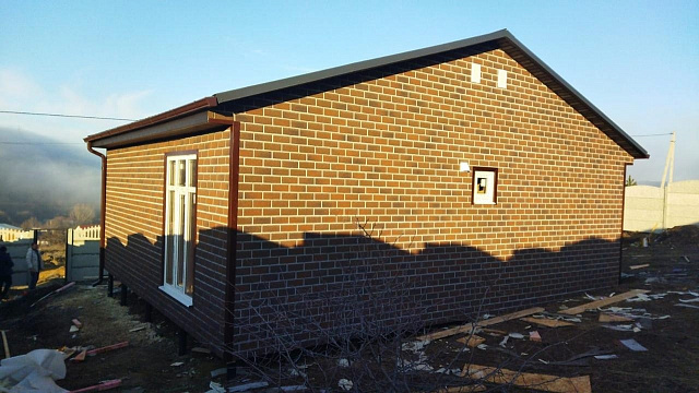 Каркасно-щитовой дом 9х7.5