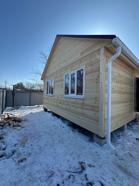 Каркасно-щитовой дом 6x8