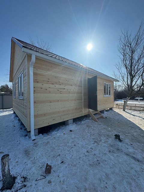 Каркасно-щитовой дом 6x8